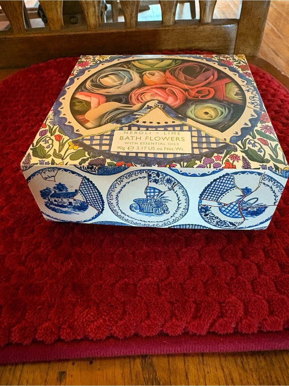 Heathcote & Ivory Neroli + Lime Floral Bath Flower Soap Set Vegan 3.17 oz - Picture 6 of 11